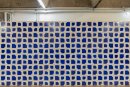 Painel de azulejos, Hospital Regional de Taguatinga, 1974, Taguatinga - DF, Brasil. . <em>Foto: Edgard Cesar  </em>